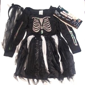 Halloween Skeleton Dress Costume